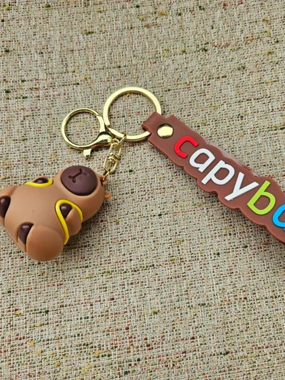 Capybara Key Chain Bag Charm Hanging Bag Keys Holder key Ring Keychain Unbrand